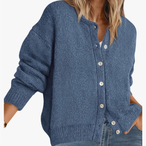 Blue Cardigan - Picture 1 of 5